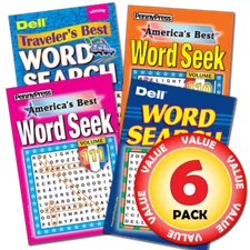 Penny Dell Favorite Word Seek 6-Pack