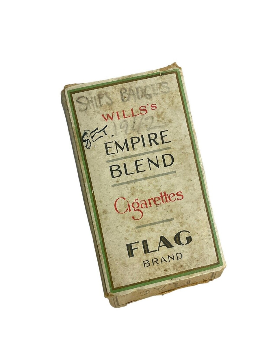 WW2 British Flag Cigarettes Box EMPTY