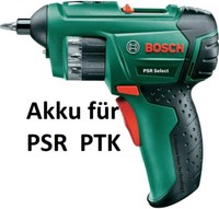 Neuer Akku FüR Bosch Psr Select 3,6, Pkp 3.6 Li, Ptk 3.6 Neu & Frisch