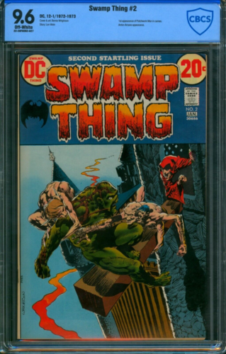 Swamp Thing #2 🌟 CBCS 9.6 🌟 1st Patchwork Man + Dr. Arcane! DC Comic 1972
