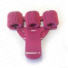 Triple Metal Pen Clip Holder With Pocket Clip Ideal For Doctors Nurses Pink