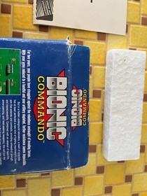 jeu nintendo NES "bionic commando" FRA 1985 boite notice et cale