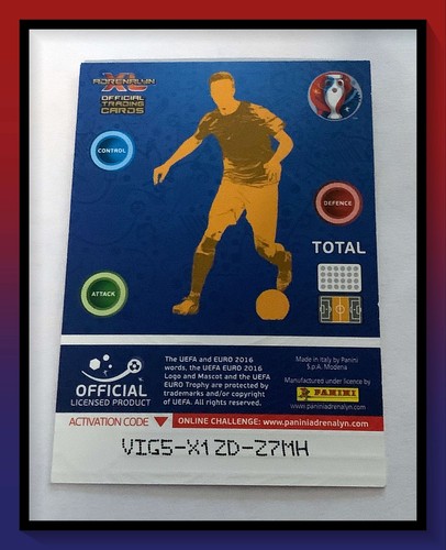 2016 Panini AdrenalynXL Euro 2016 Trading Cards - Goalstopper/Inventiveness - Picture 66 of 68