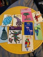 Lot of 9 Bird Iron-On Patches NEW