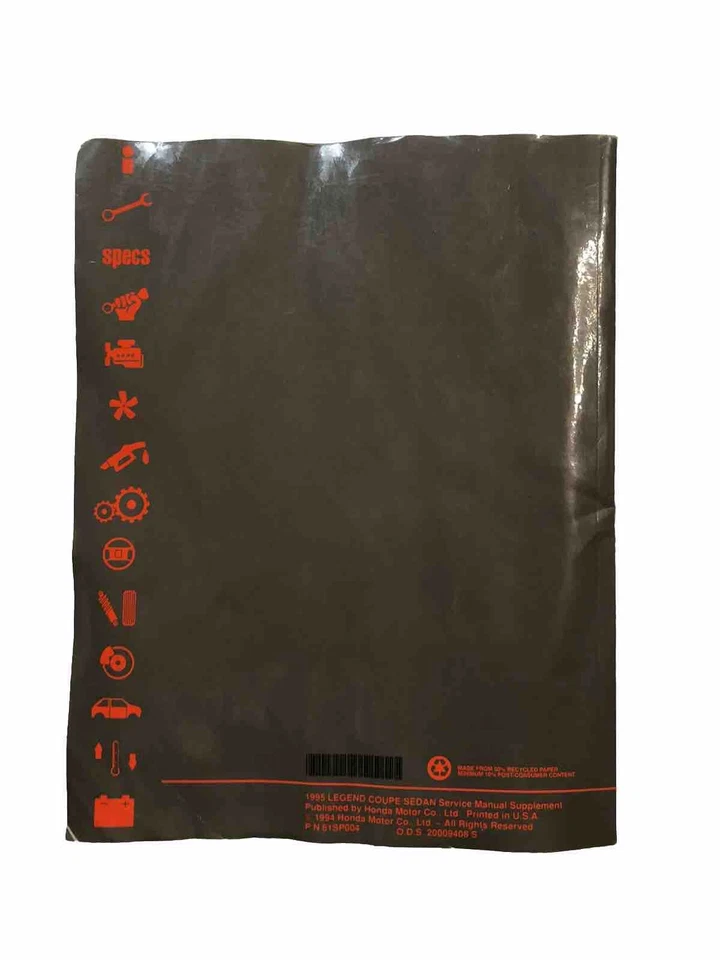 Acura Legend 1995 OEM loja serviço reparo manual manutenção DYI diagramas de fiação - Imagem 2 de 4