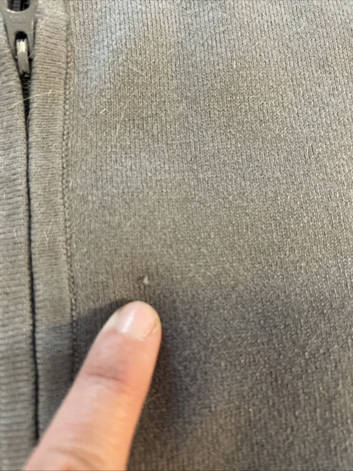 Chaqueta Suéter Horny Toad Mujer Manga Larga Gris Talla S Foto 3 de 4