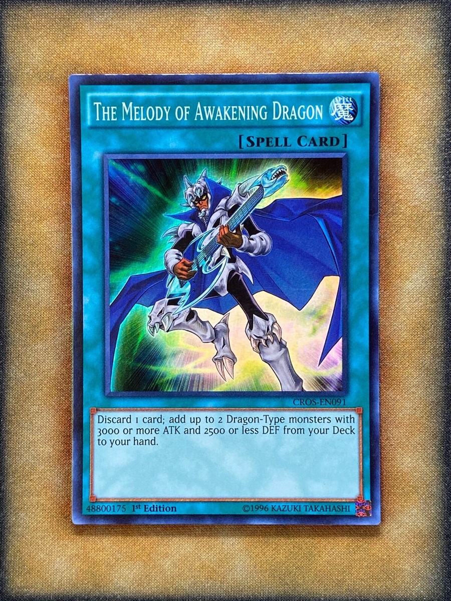 Yugioh The Melody of Awakening Dragon CROS-EN091 Super Rare 1st Ed