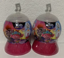 Dreamworks Trolls World Tour Sparkle Dome Surprise Lot Of 2 Snow Globe Creator