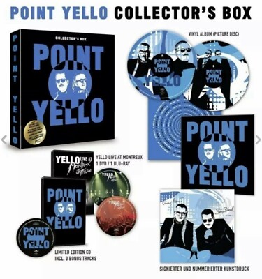 Yello Point Limited Edition signed Autographed Collector's Box Set Vinyl CD DVD+