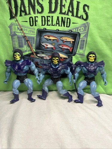 New ListingLot Of 3 Vintage MOTU Skeletor Figure He-Man Vintage 1981 Mattel Free Ship