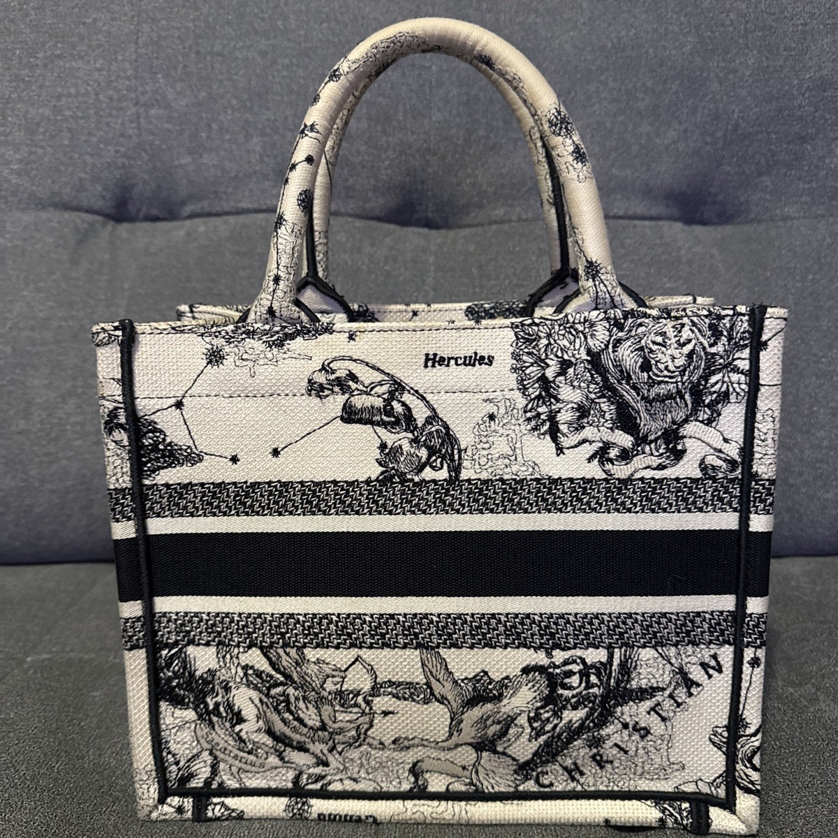 Christian Dior Hercules トートバッグ Dior Book Tote Medium Hercules - Touched Vintage