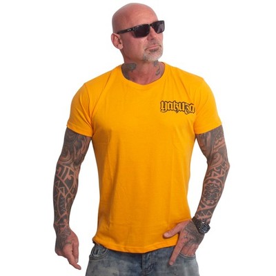 Neues Yakuza Herren Blacks Regular Basic T-Shirt - Orange