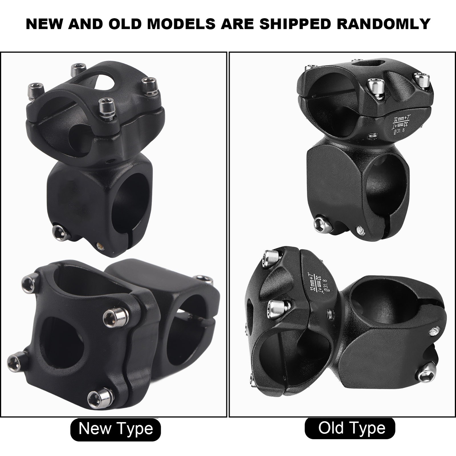 Adjustable Alunimium Alloy Stem 31.8mm For Mountain Road Fixed Gear Bike