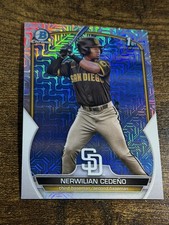 NERWILIAN CEDENO 2023 Bowman #BCP-81 1st Chrome Mojo Refractor