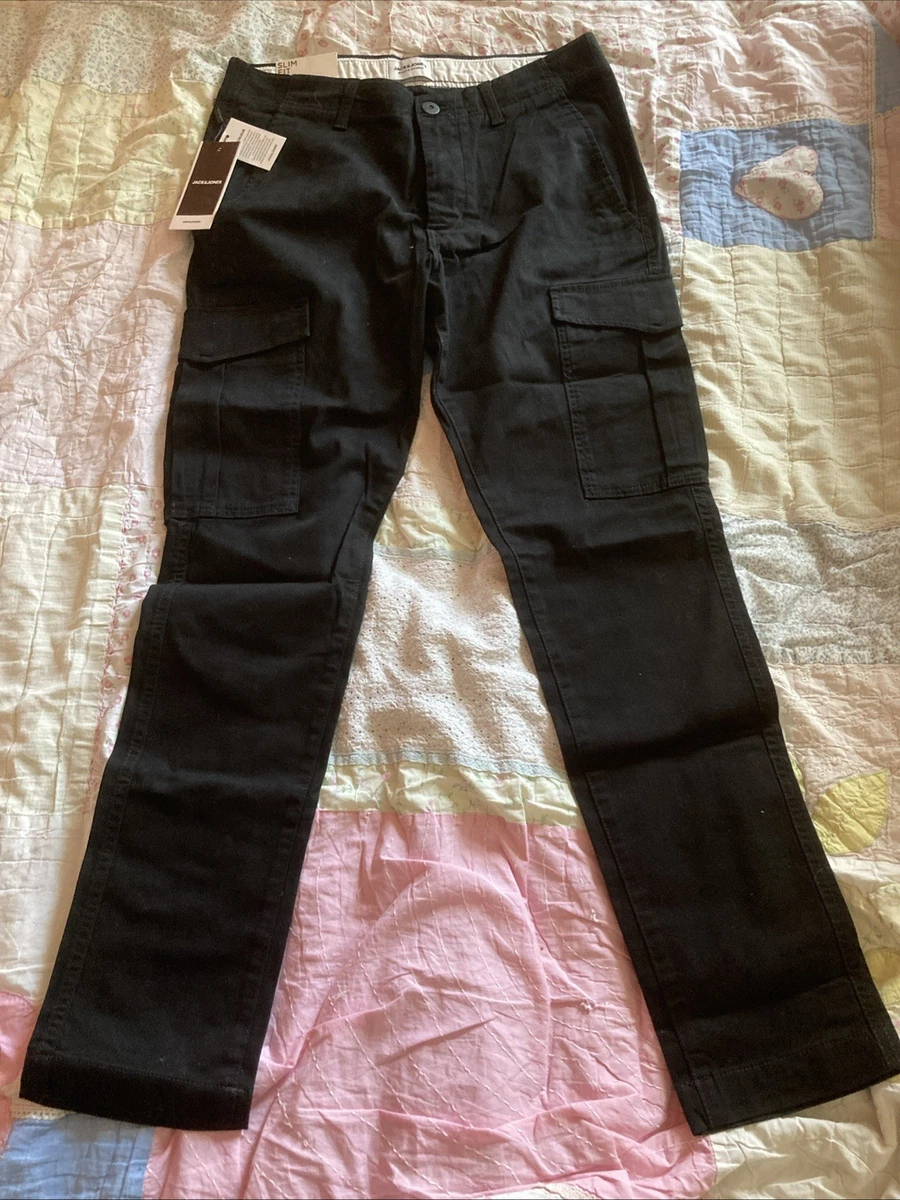 JACK & JONES jongens Jeans Jjipaul Jjflake Akm 542 Black Noos Jr