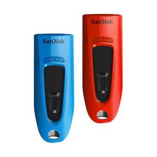 SanDisk Ultra 64GB USB Flash Drive USB 3.0 up to 130MB/s Read - Twin Pack