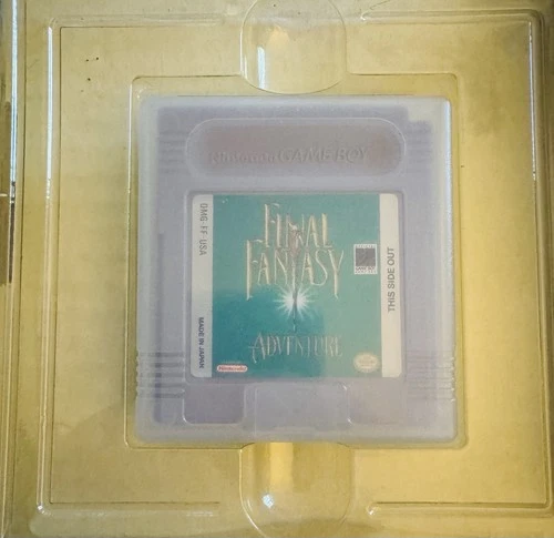 Final Fantasy Adventure Game Boy Complete Box Manual Insert Untested For Parts