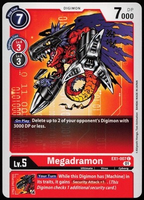 Megadramon EX1-007 C C Classic Collection NM
