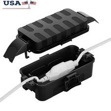 Outdoor Waterproof Electrical Box IP55 Heavy-Duty Cable Connector Cover New