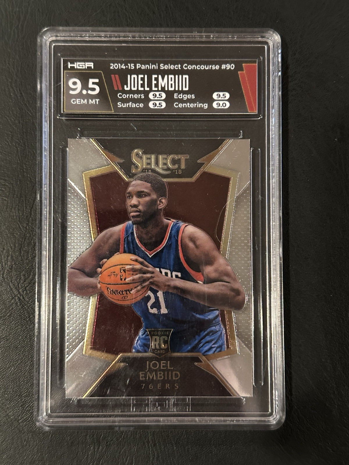 2014-15 Panini Select - Concourse Joel Embiid #90 (RC) Sixers Rookie MVP