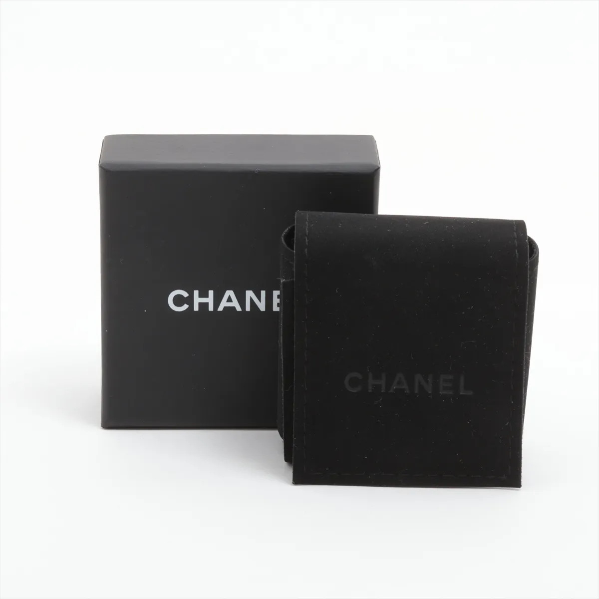 Chanel Coco Mark A23K Piercing jewelry (for both ears) GP×Rhinestone Gold thumbnail 6