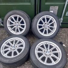 GENUINE 17 BMW G SERIES G30 G31 ALLOY WHEELS 5 X 112 MATCHING PIRELLIS 5 SERIES