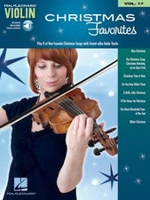 Christmas Favorites Violin Play-Along Vol 17 Fiddle Sheet Music Song Book Audio