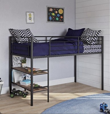 DHP Metallic Bunk Bed for Kids Black 5440096 Used Great Condition