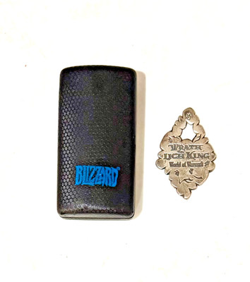 RARE LIMITED VERSION of WoW Wrath of the Lich King Commemorative Silver Pendant