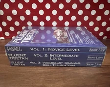 New Lot Vols. 1-3 FLUENT TIBETAN by William Magee & Elizabeth Napper 3 PB Books