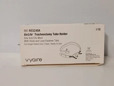 1 Package of 10 Vyaire Medical RES240A AirLife Tracheostomy Tube Holder