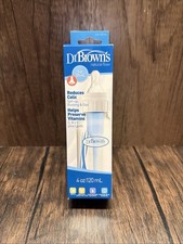 Dr Brown  s Natural Flow Baby Bottle 4oz 120mL Anti Colic BPA Free New