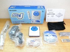 Unused Sharp MD ST50 A Blue Portable MD Player Main Unit SHARP PORTABLE MD PLAYE