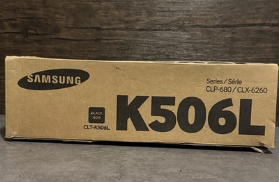 Samsung K506L CLT-K506L Black CLP-680 CLX-6260 Toner Cartridge NEW OEM SEALED