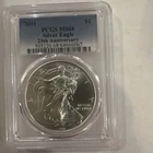 2011 American Silver Eagle $1 Coin PCGS Certified MS68 25th Anniversary