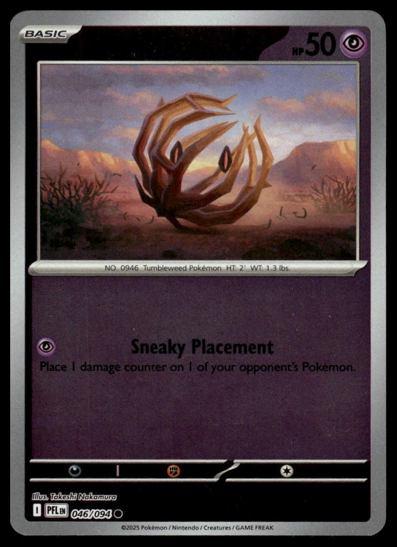 Bramblin #046 Reverse Holo Pokemon 2025 Near Mint or Better