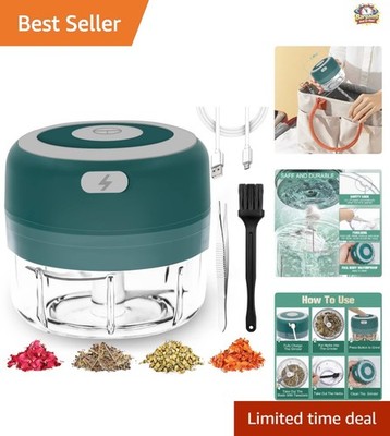 Electric Herb Grinder - USB Rechargeable, 3.5 Inch High-Efficiency Design