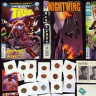 Collection Titans, Nightwing & Terrifics Comic Coins Cards Stamps Meteorite 2111 — photo 2
