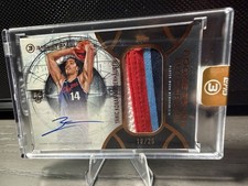 2025-2026 Topps 3 Basketball Rookie Relic Autograph Yanic Konan Niederhauser /25