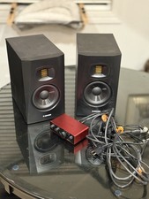 ADAM Audio T5V Studio Monitor - (Pair) W/ Scarlett Solo 4th Gen Audio Interfac