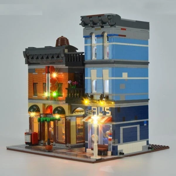 MOC LEGO Creator 10246 Detective's Office LED Light Kit DL087 Unused From Japan - Image 3 of 4