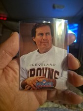 1991 Pro Line Portraits Bill Belichick #115 (RC) Coach Rookie Football Card HOF. rookie card picture