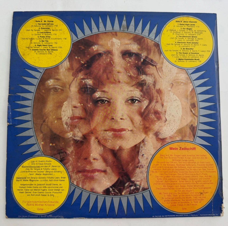 Gilles Zeitschiff LP ~ Germany ~ 1st Press ~ Prog Psych Krautrock ~ NM Beauty! - Image 2 of 4