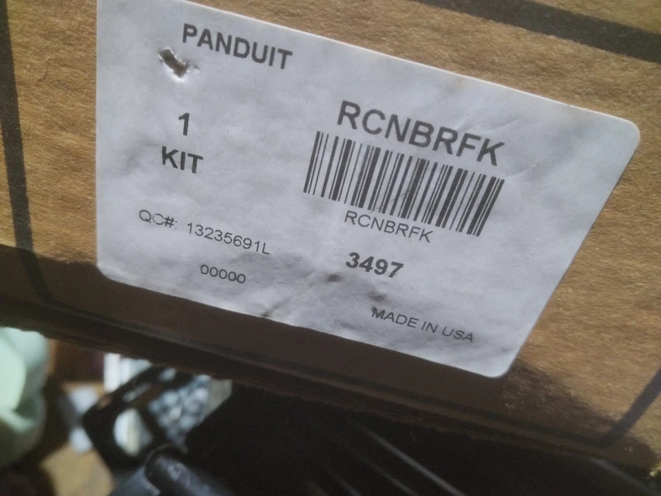 partial Panduit RCNBRFK Cable Managment Finger Kit 3 Right and 4 Left organize - Image 2 of 3