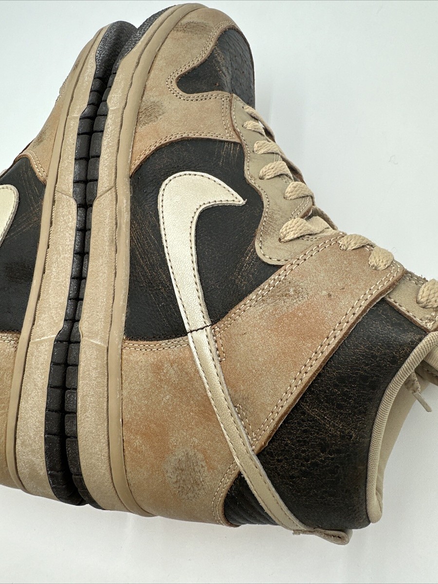 Nike Dunk High Brown Grunge Pack 2003 Size 10 Brand New Nike Dunk High Brown Grunge Pack 2003 Size 10 Brand New