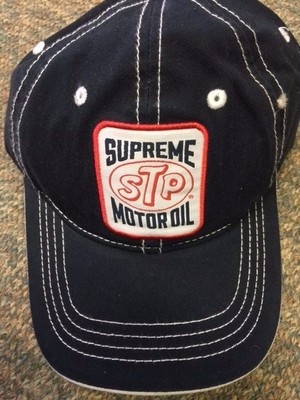 STP Licensed, STP Supreme Motor Oil Black Baseball Cap (NEW)