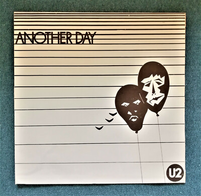 U2 Another Day - Black Irish 7'' Vinyl Single Rare Bono Vox ***