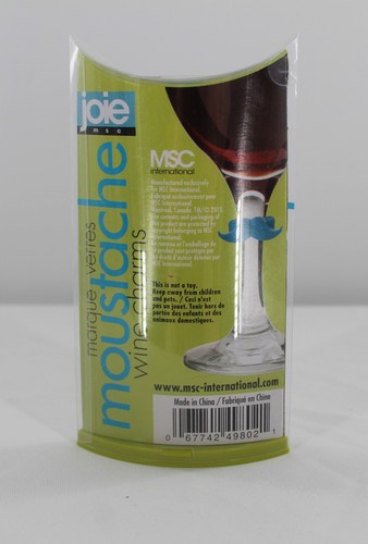 Wholesale Lot Mustache Wine Glass Charms Joie 28 Pieces Great Price! - Picture 3 of 3