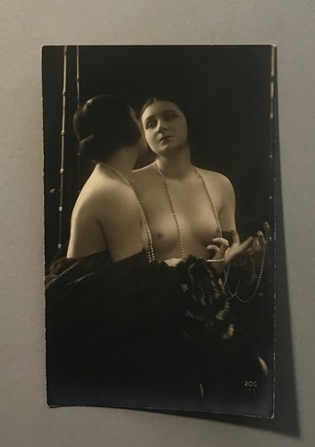 Modèles nus avec perles - Photographie française ancienne - 1900-1915 - Photo 3/4