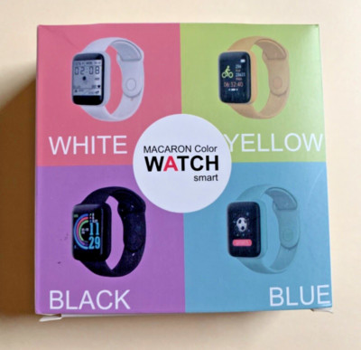 Macaron Color Watch Smart Bracelet RoHS - Black-New, Never Used - Android/iOS